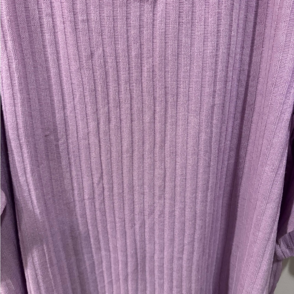 Women’s Lavender Purple V Neck Short Sleeve Top Shirt - Faded Glory - Size 4X - Picture 3 of 6